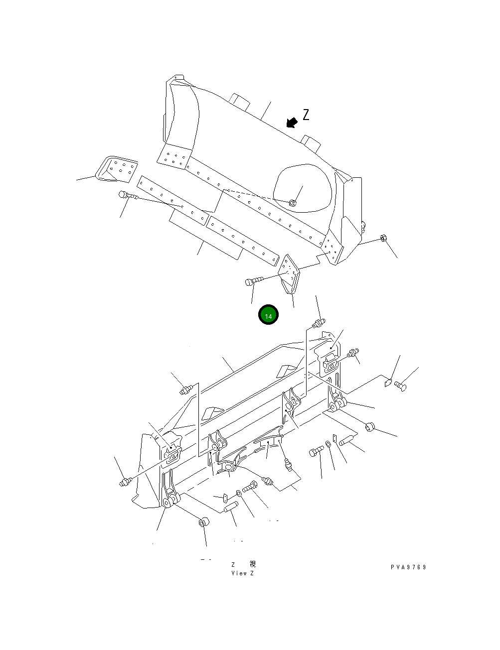 Болт 02090-11280 Komatsu