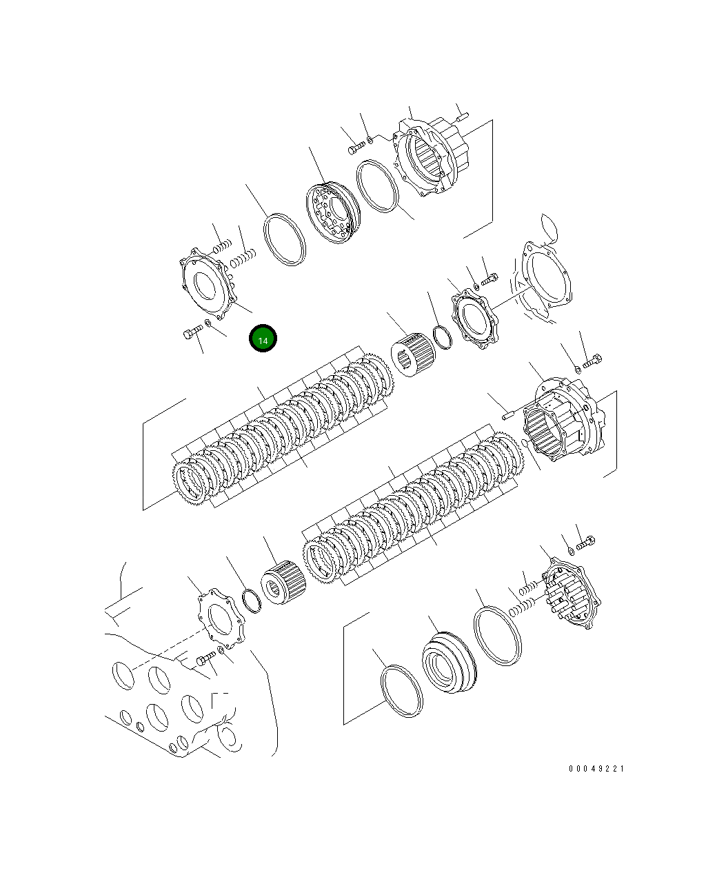Крышка 156-76-24240 Komatsu