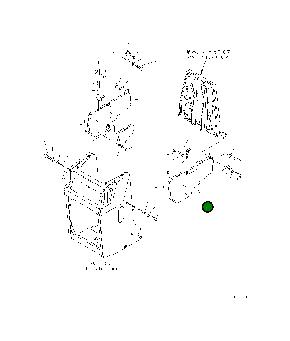 Крышка 11Y-54-11512 Komatsu