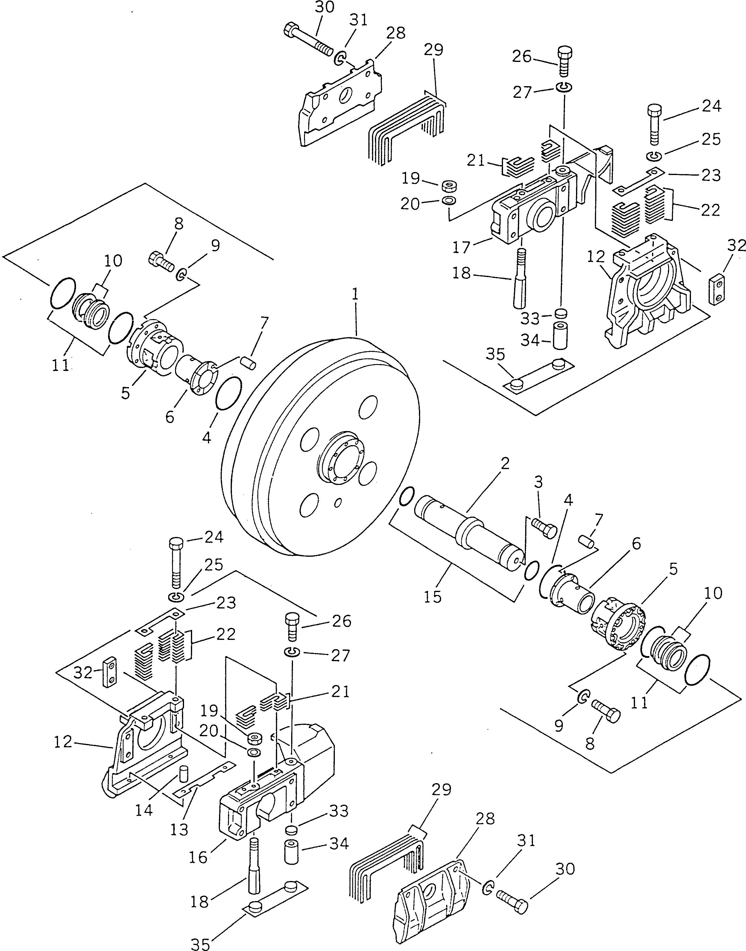 Болт 195-30-13490 Komatsu