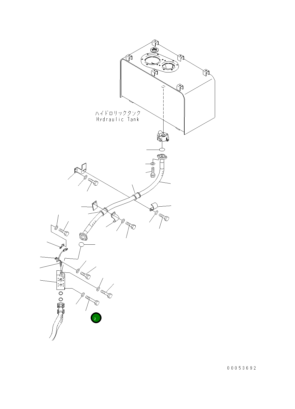 Болт 01011-71010  Komatsu