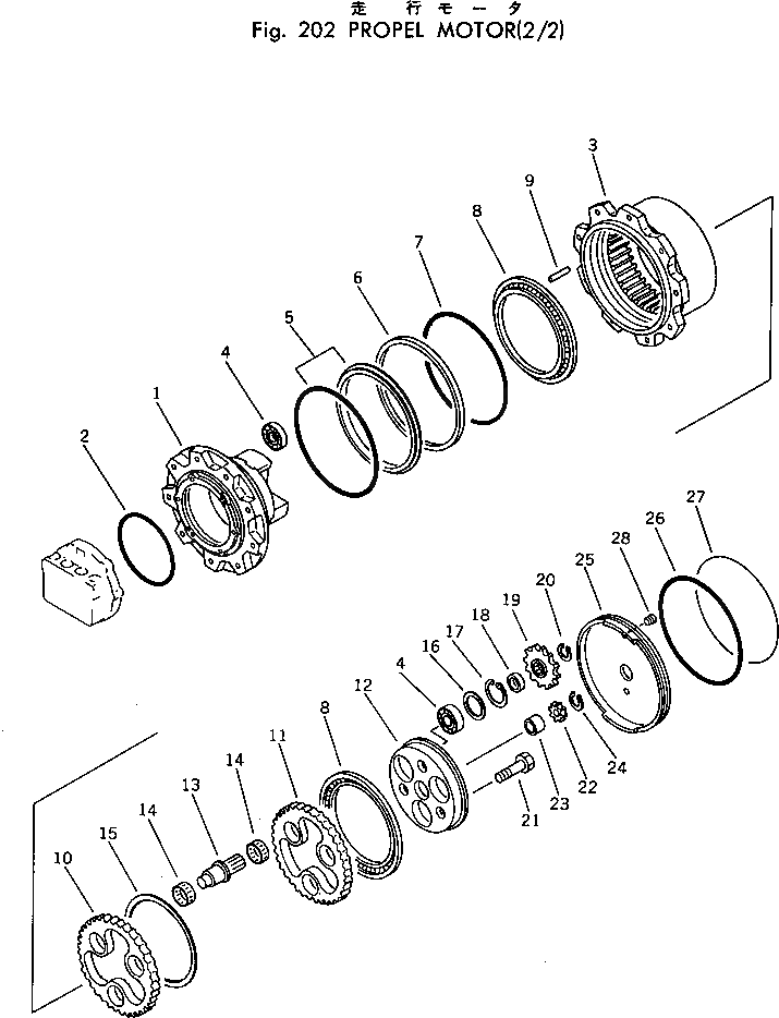 Кольцо TZ300A1018-00  Komatsu