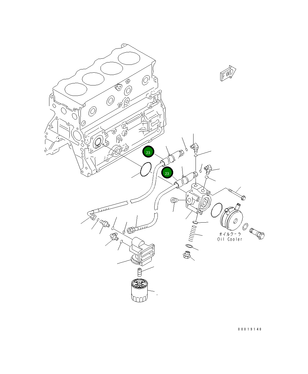 Крышка 6208-51-5890  Komatsu