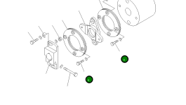 Болт ND949040-6360 Komatsu