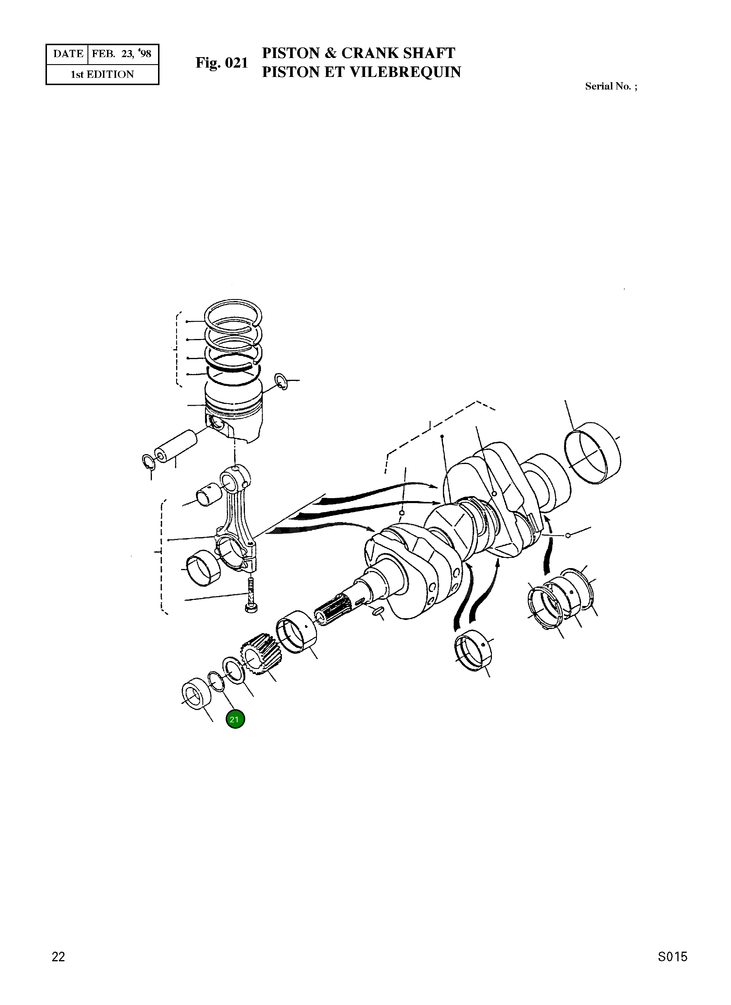 Кольцо уплотнительное (O-Ring) 19837-9676-0 Komatsu