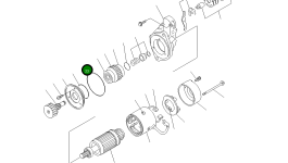 Кольцо уплотнительное (O-Ring) YM129900-77730 Komatsu
