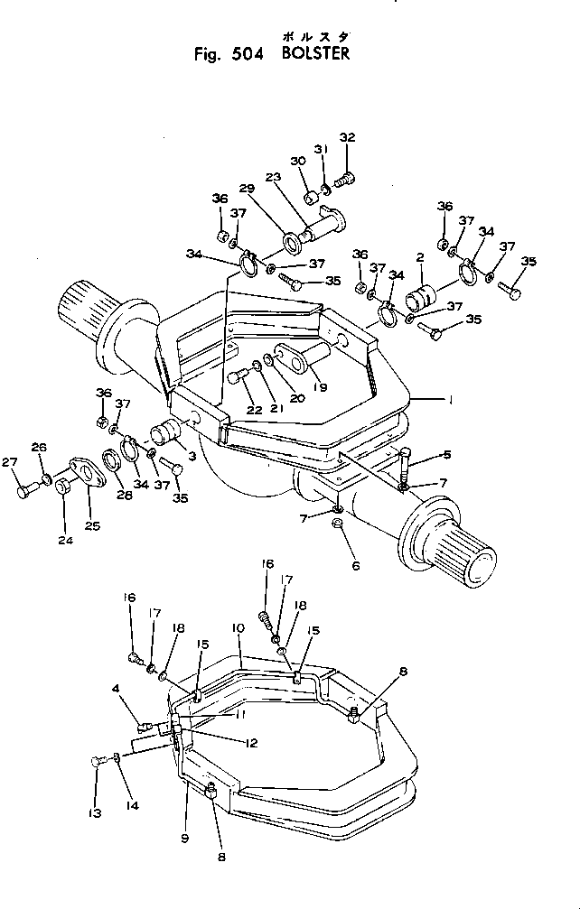 Болт 382-025978-1  Komatsu