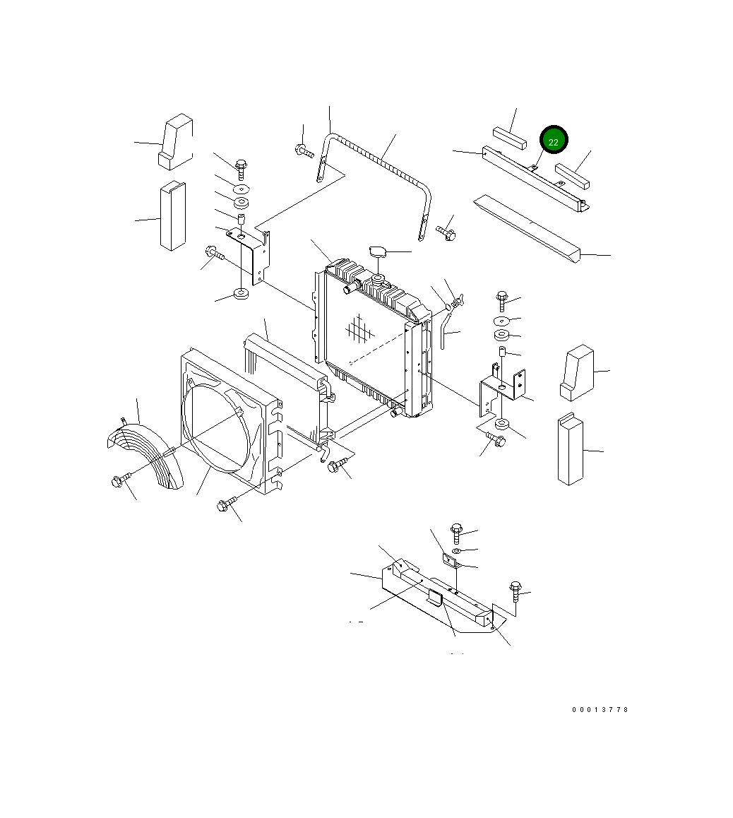 Крышка 363-03-35210 Komatsu