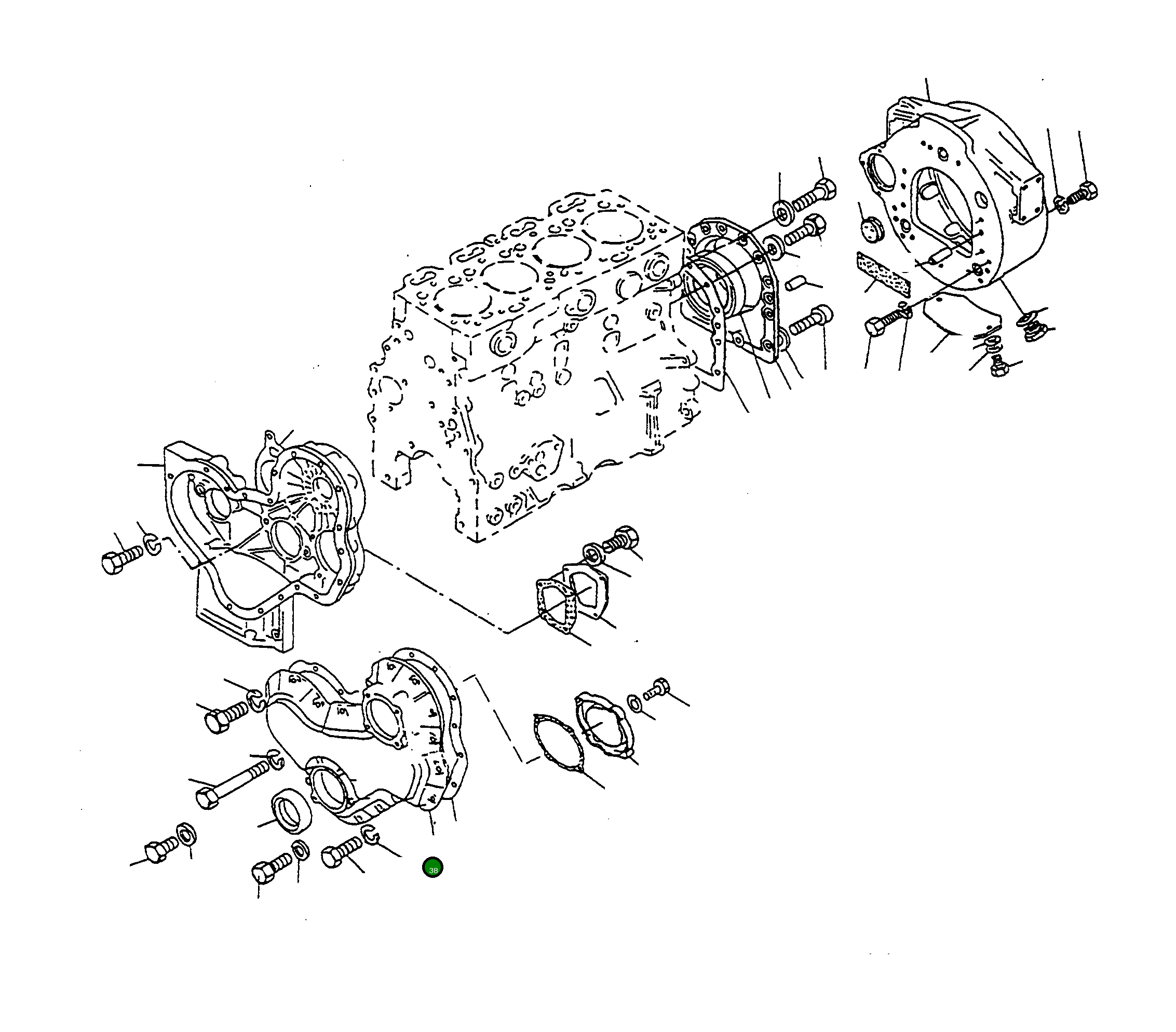 Крышка 4919299M1  Komatsu