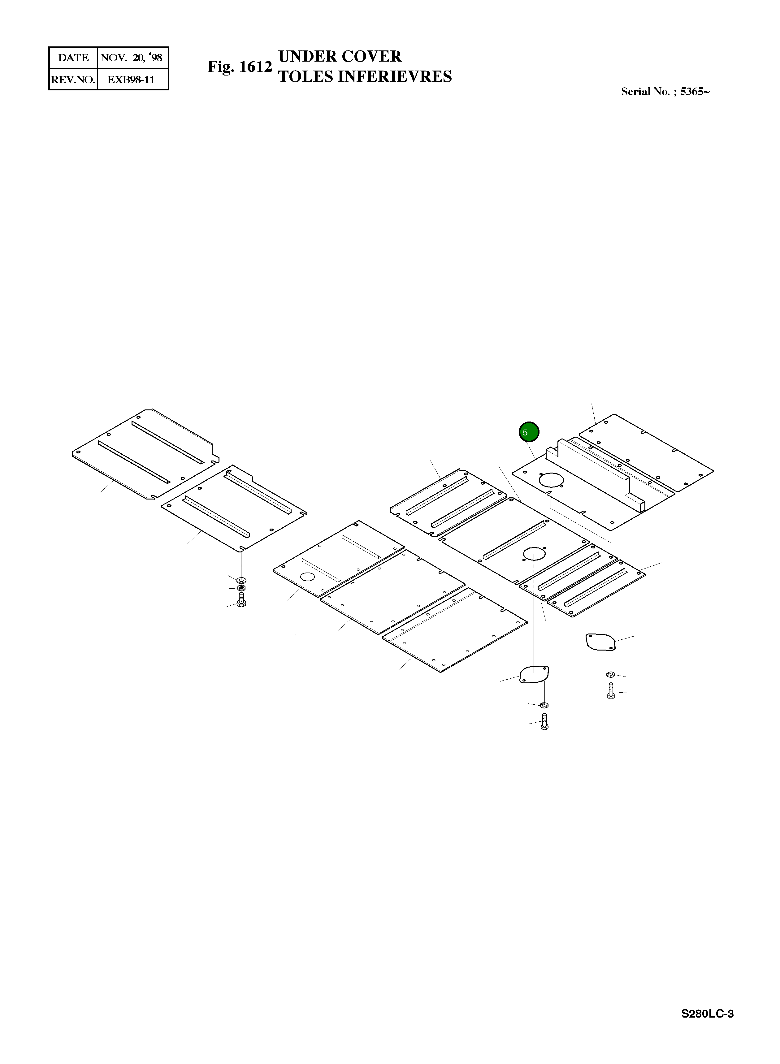 Крышка 2621-3468 Komatsu