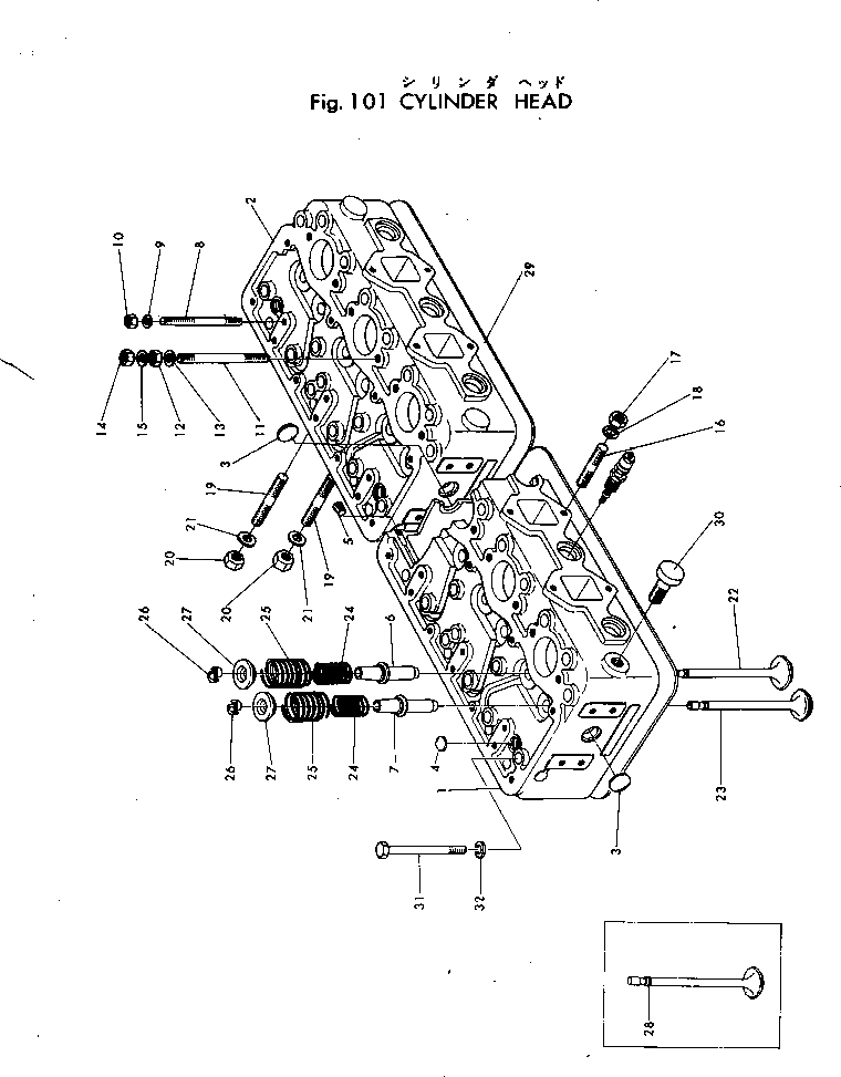 Болт 6100-11-1610 Komatsu