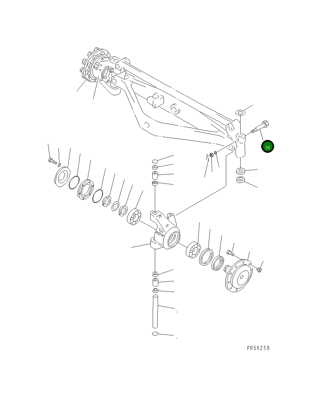 Болт 234-27-31310 Komatsu