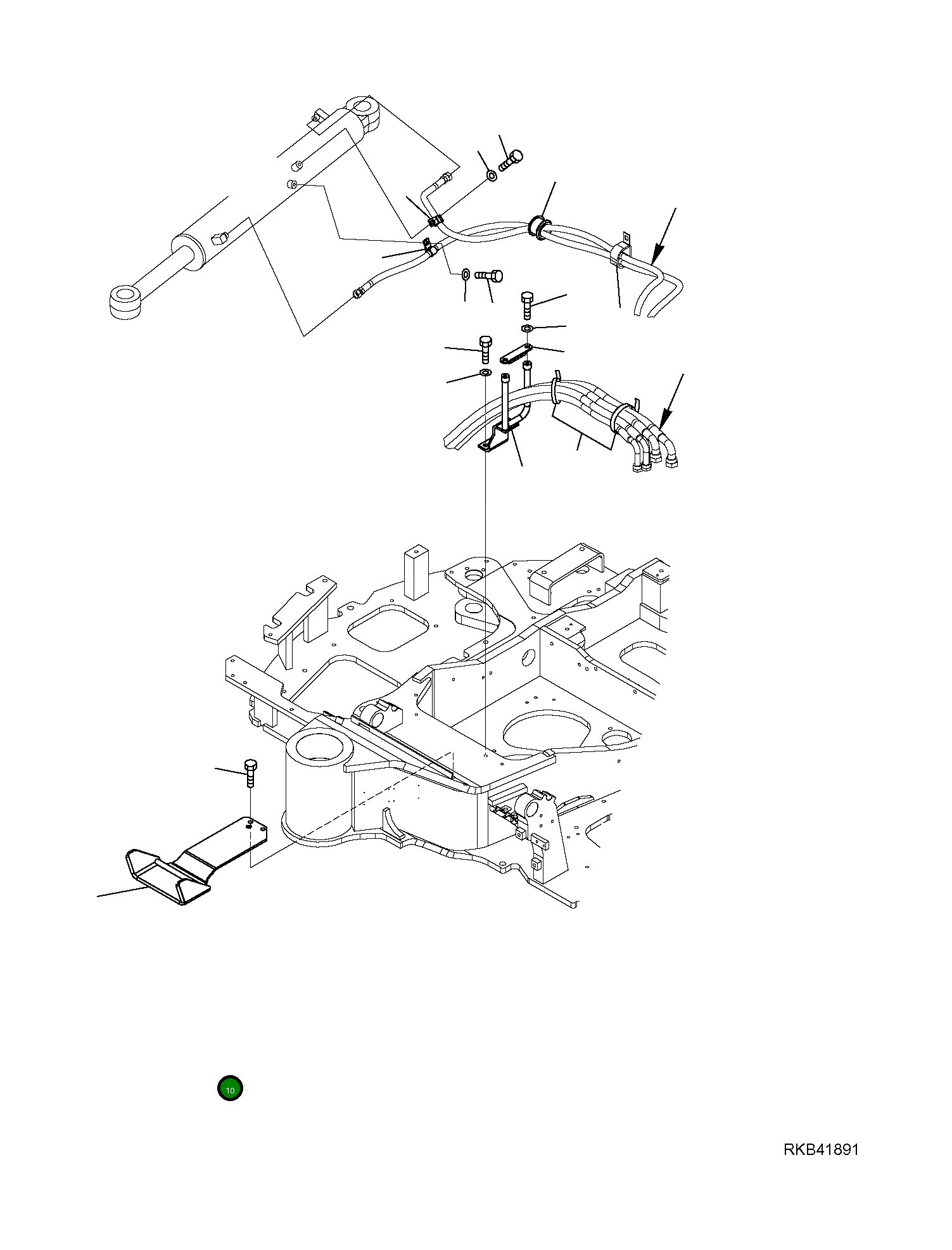 Крышка 22M-62-R1581 Komatsu