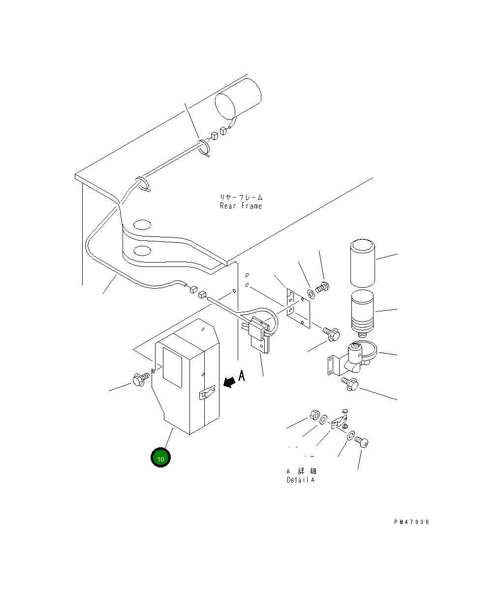 Крышка 418-S95-2111 Komatsu