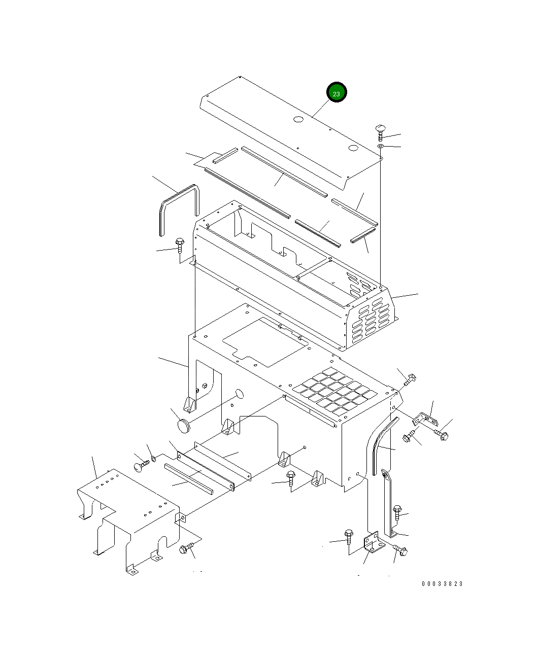 Крышка 567-54-76341 Komatsu
