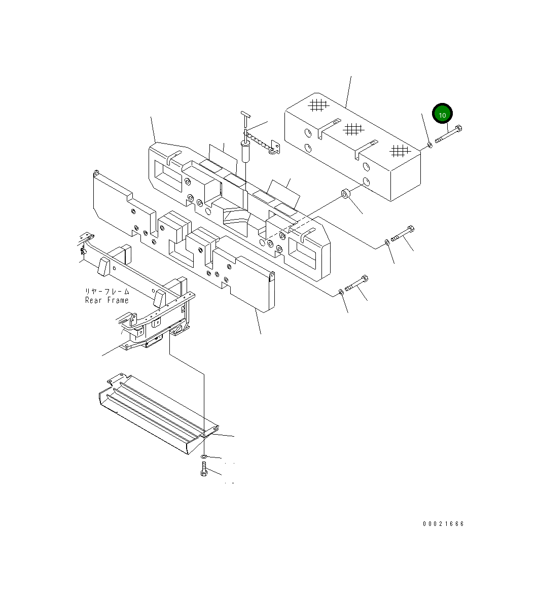 Болт 419-09-11180 Komatsu