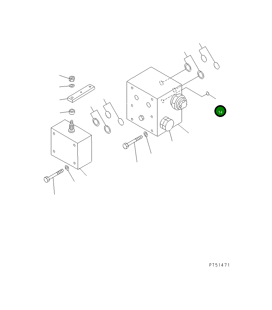 Кольцо уплотнительное (O-Ring) 262-61-15240 Komatsu