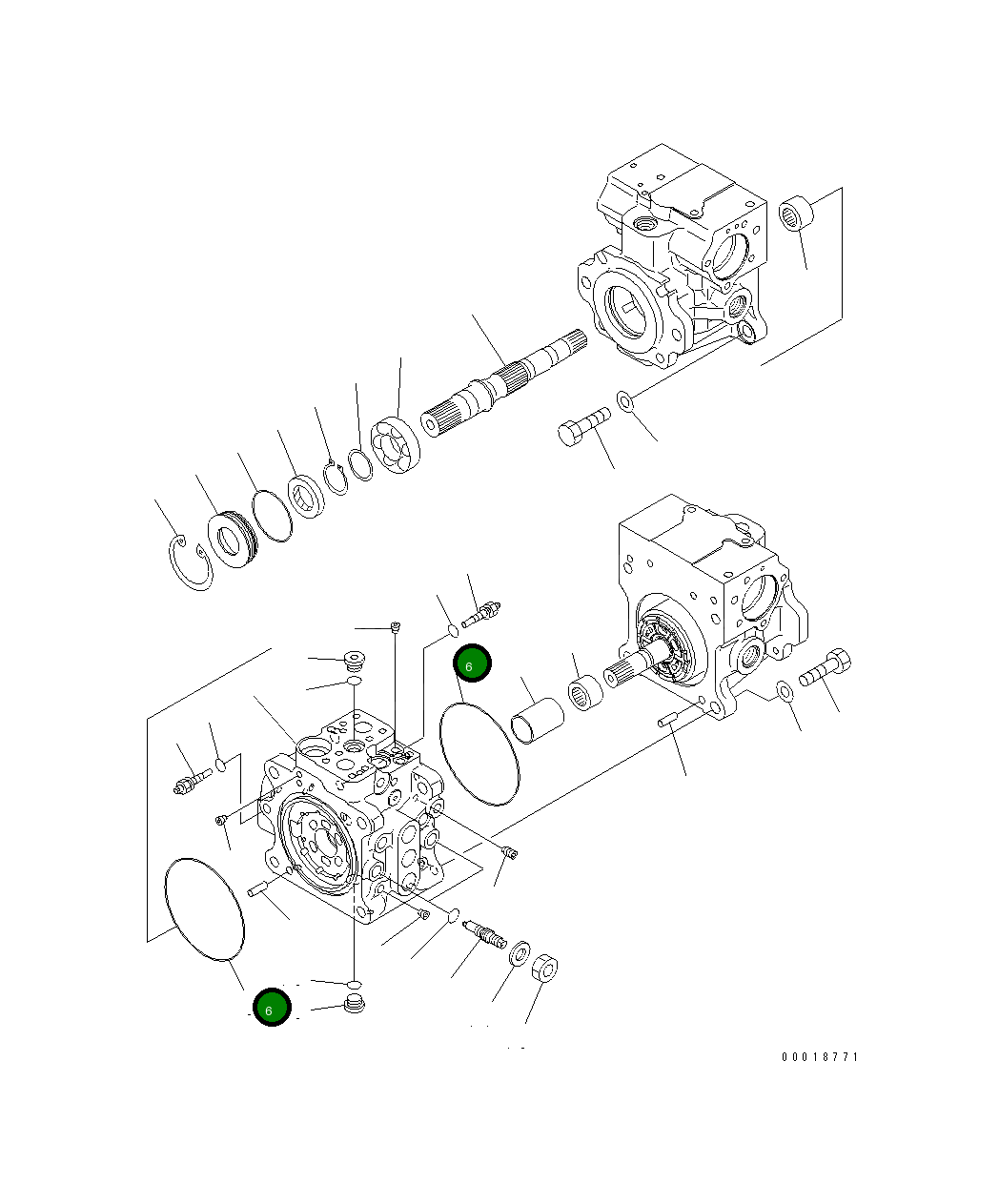 Кольцо уплотнительное (O-Ring) 07000-A5150 Komatsu