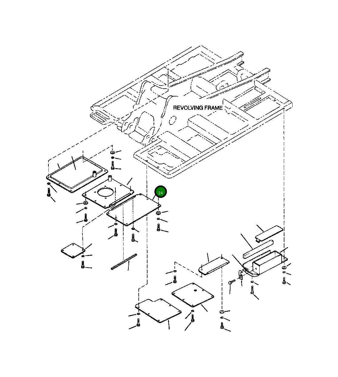 Крышка 20Y-54-28554 Komatsu
