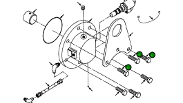 Болт 1438 244 H1 Komatsu