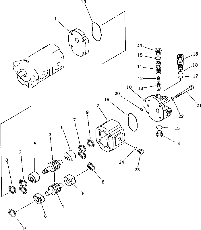 Болт KB20121-41297  Komatsu