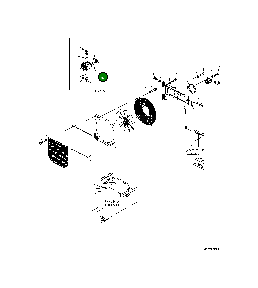 Кольцо уплотнительное (O-Ring) 417-03-B3310 Komatsu