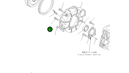 Болт YM26206-100302 Komatsu