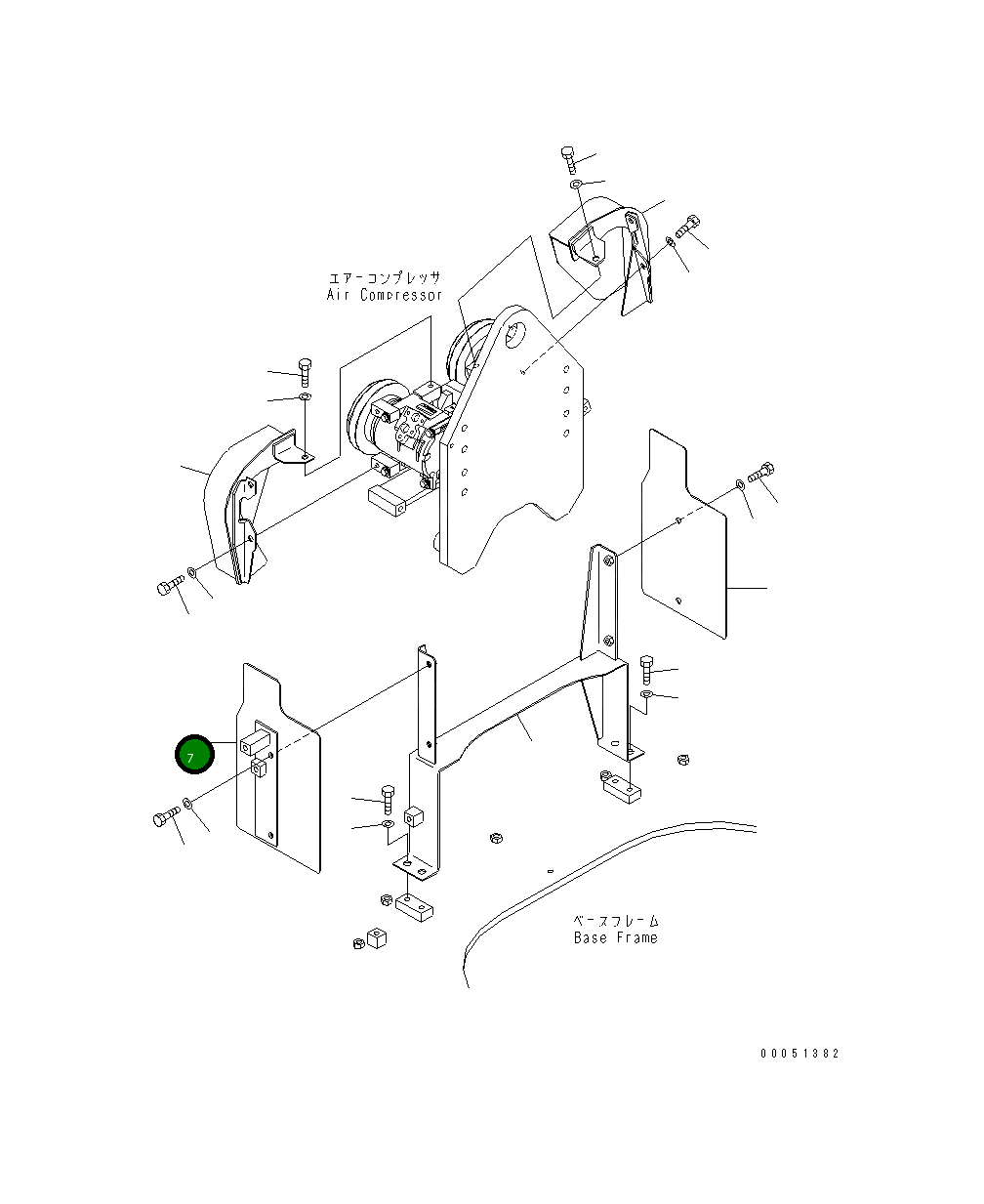 Крышка 21T-979-3150 Komatsu