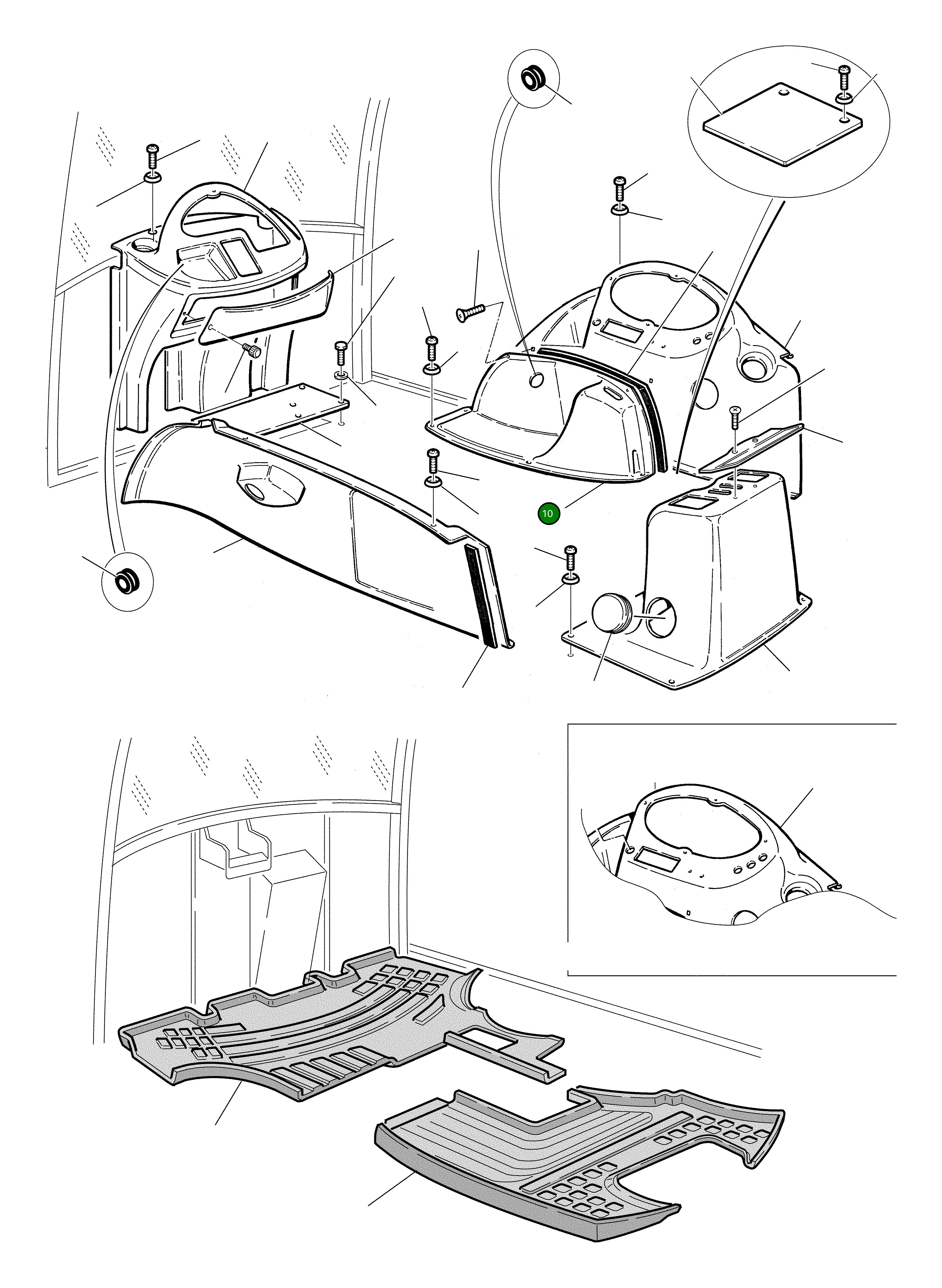 Крышка 312648821 Komatsu