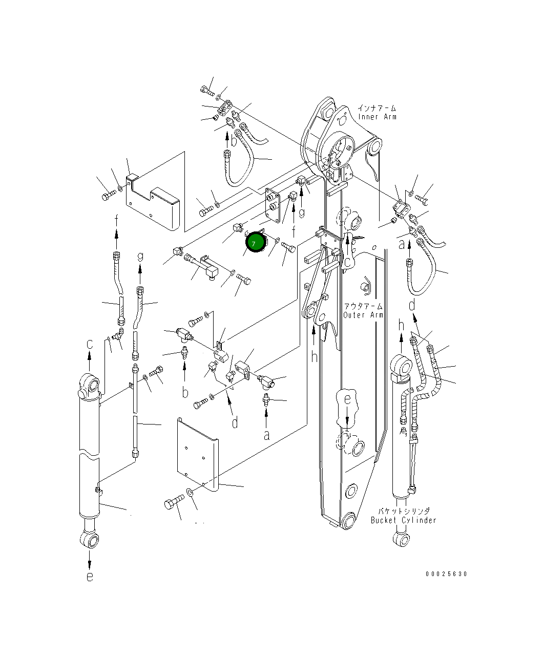 Крышка 21X-957-3320 Komatsu