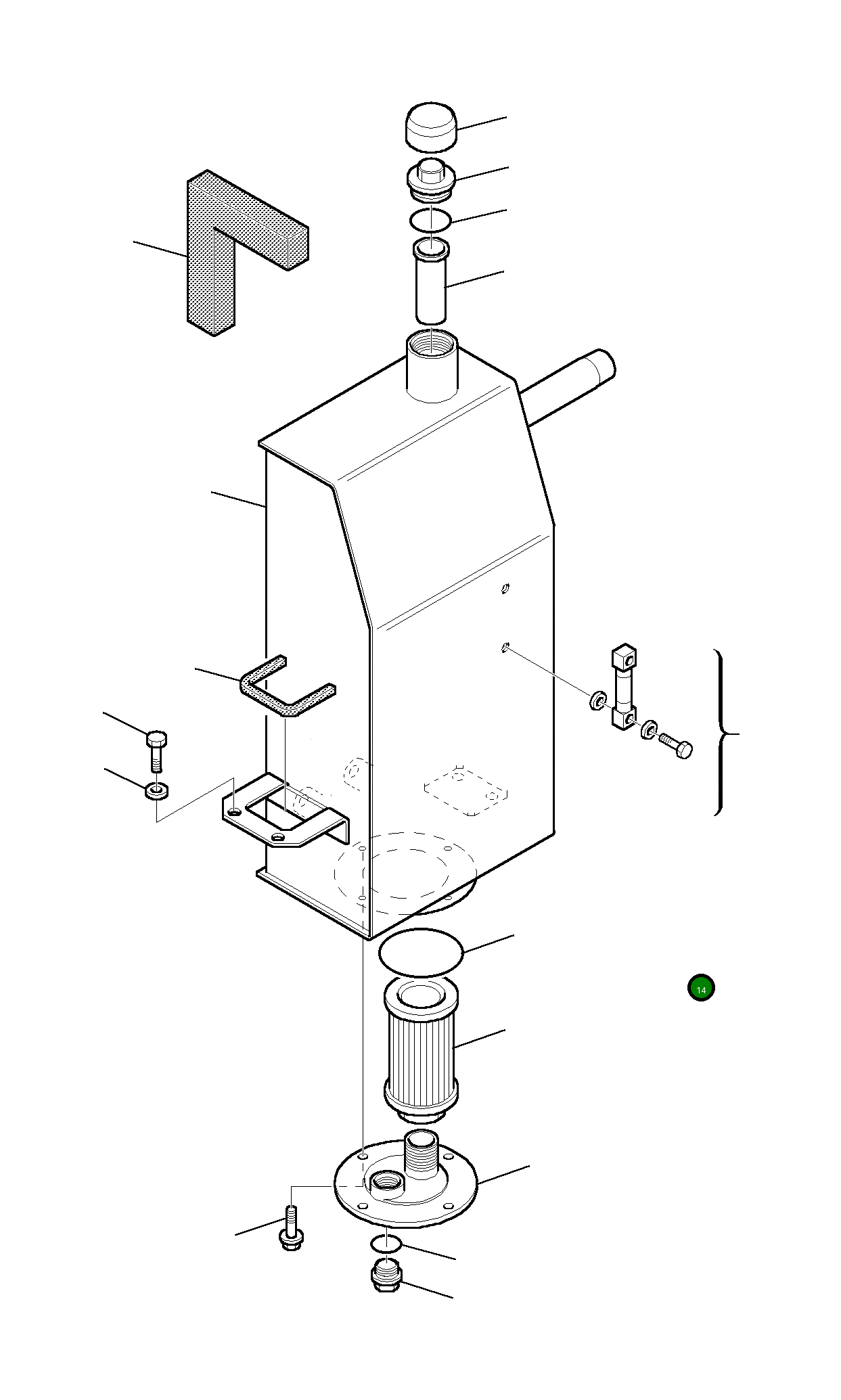 Кольцо уплотнительное (O-Ring) 855021242 Komatsu