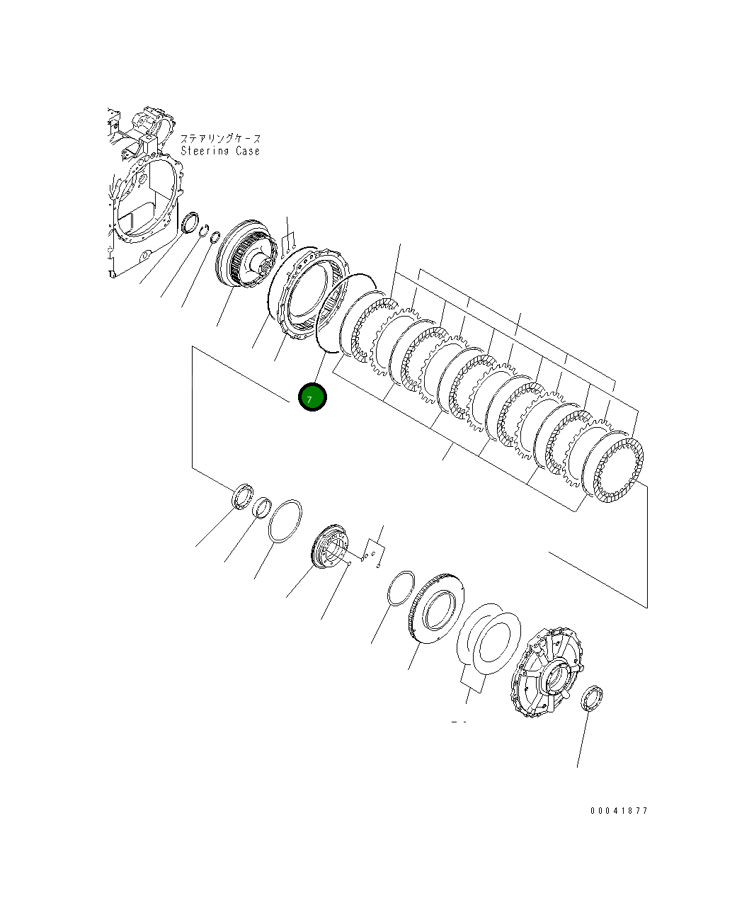 Кольцо уплотнительное (O-Ring) 07000-75490  Komatsu