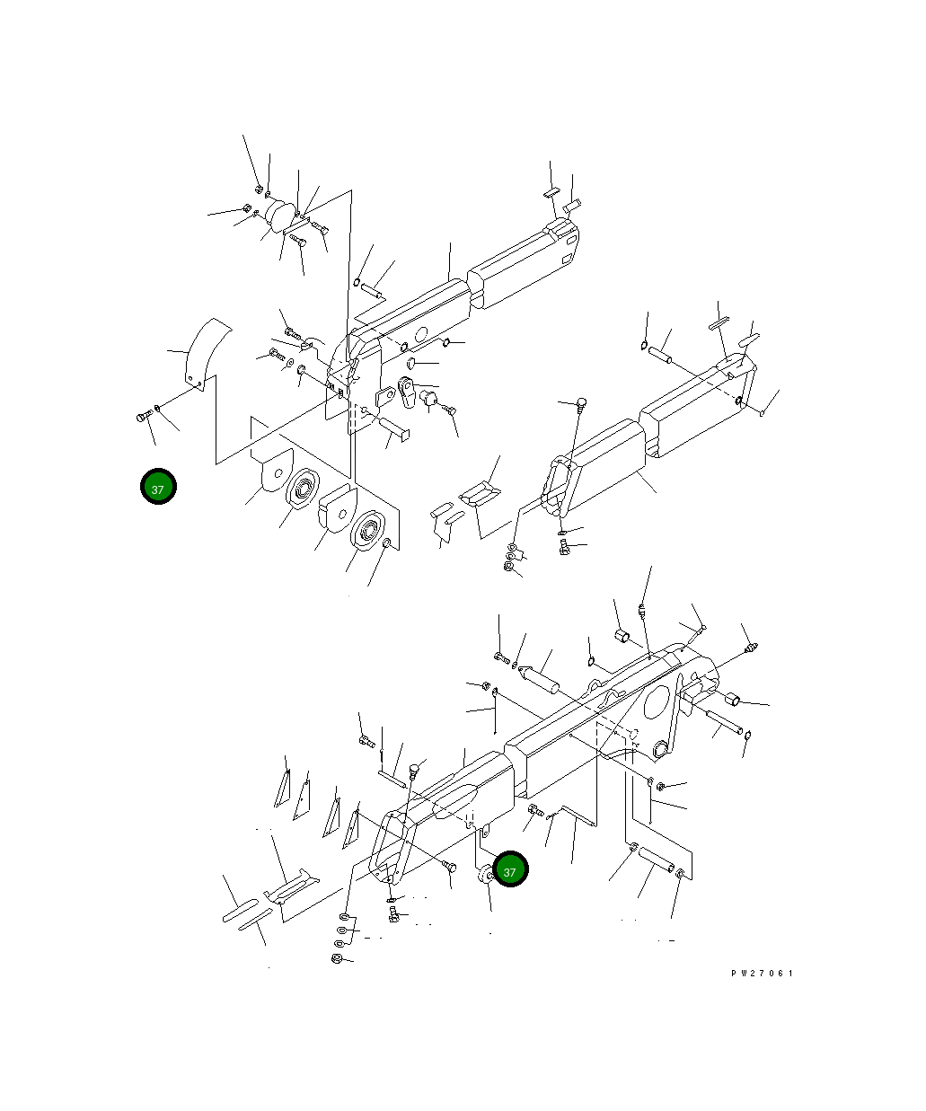 Болт UN714205012 Komatsu