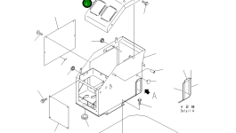Крышка 417-V88-2170 Komatsu