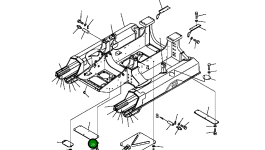 Крышка 124-21-51190 Komatsu