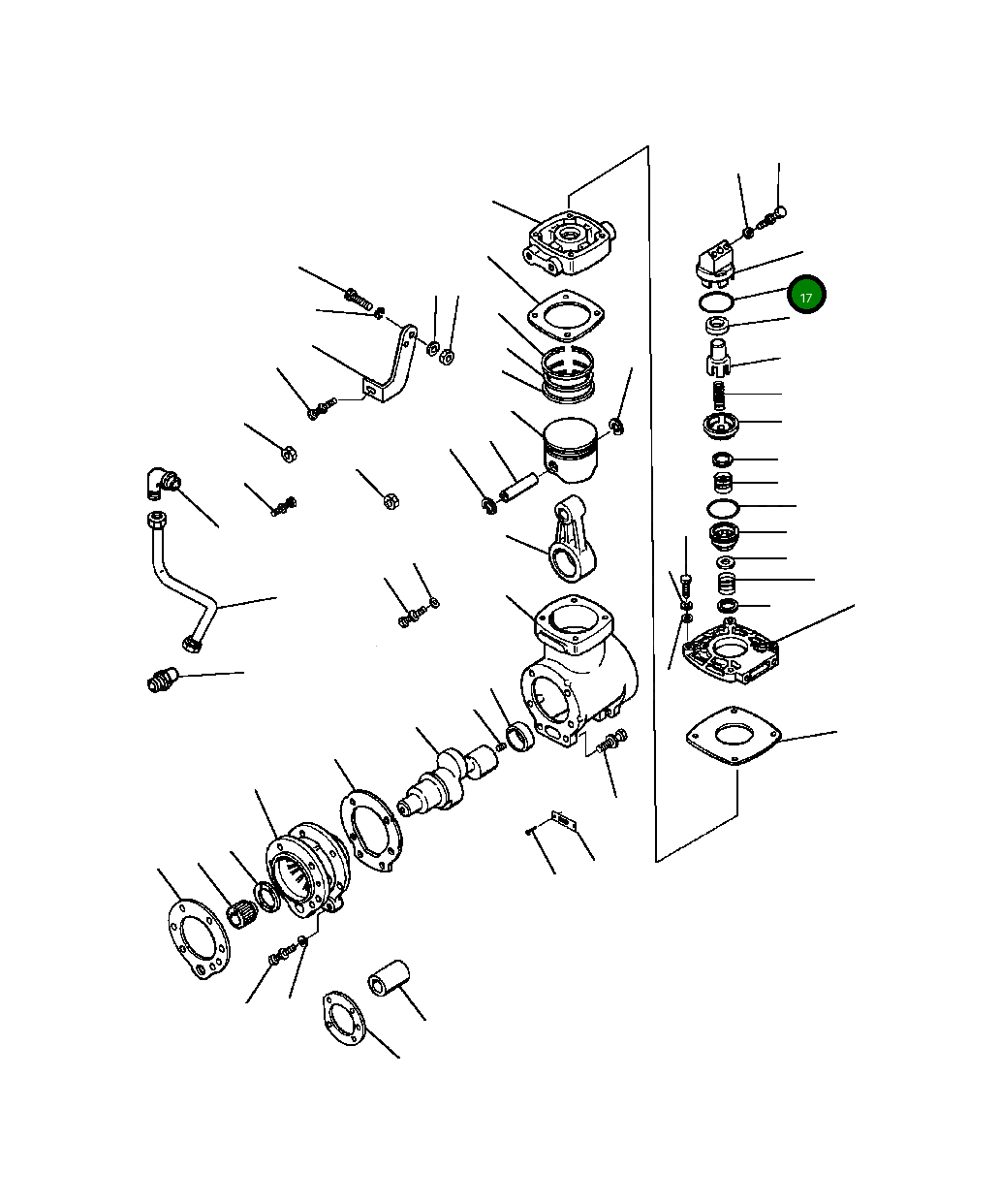 Кольцо уплотнительное (O-Ring) 1239 787 H1 Komatsu