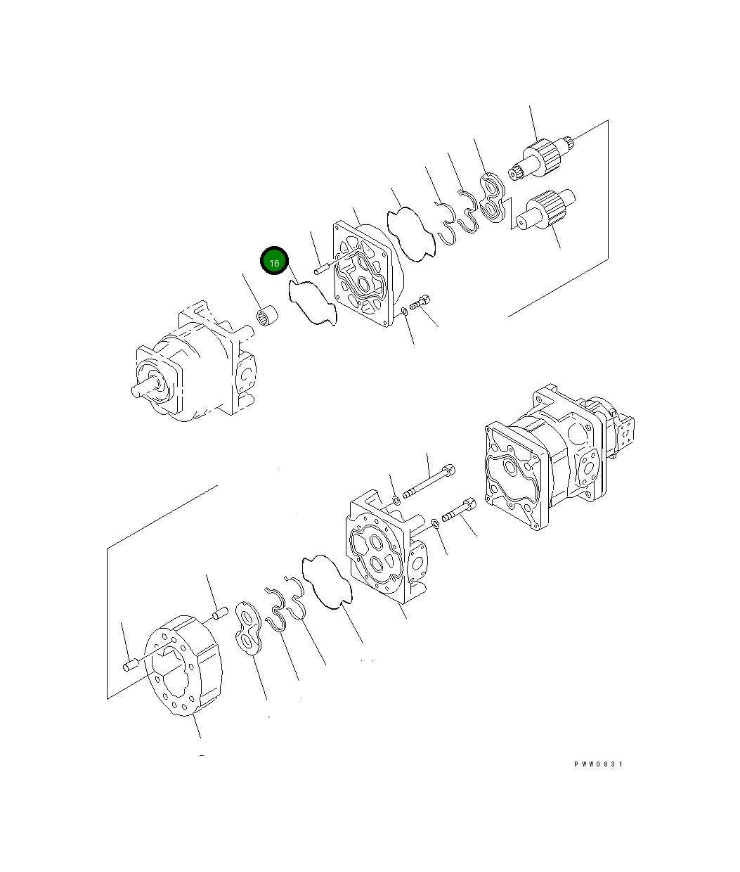 Кольцо уплотнительное (O-Ring) 705-17-04480 Komatsu