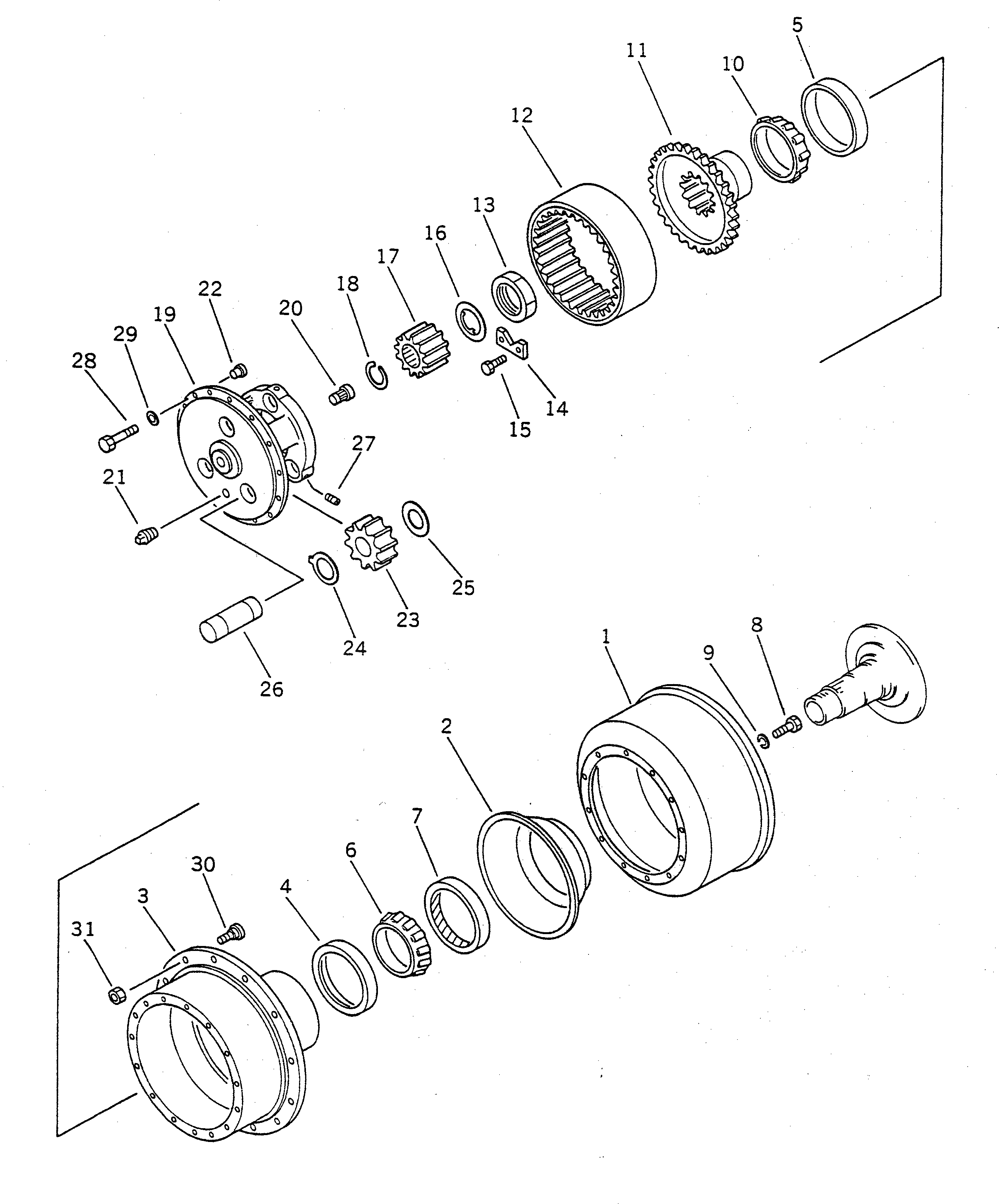 Болт 22W-22-12630 Komatsu