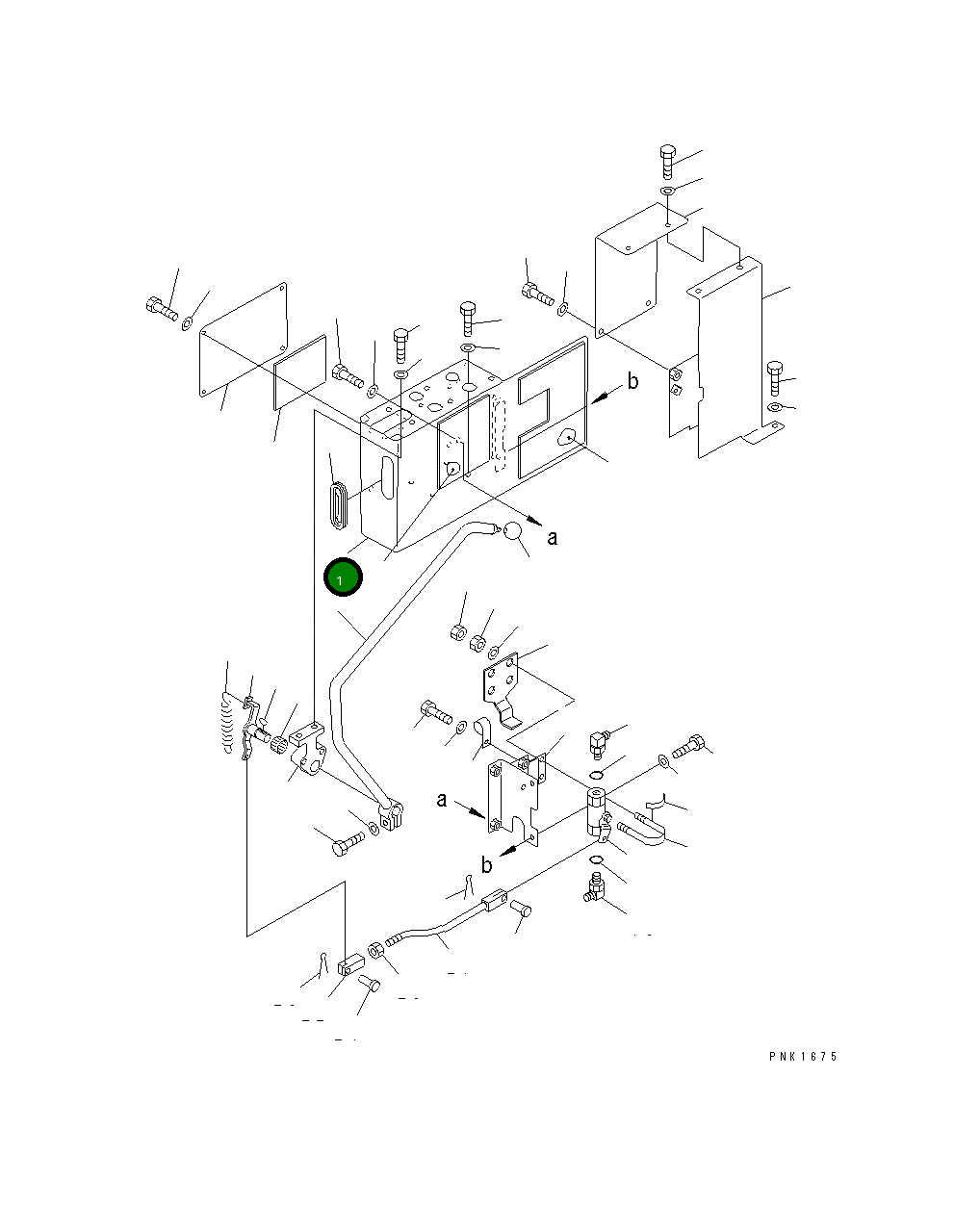 Крышка 203-43-61250 Komatsu