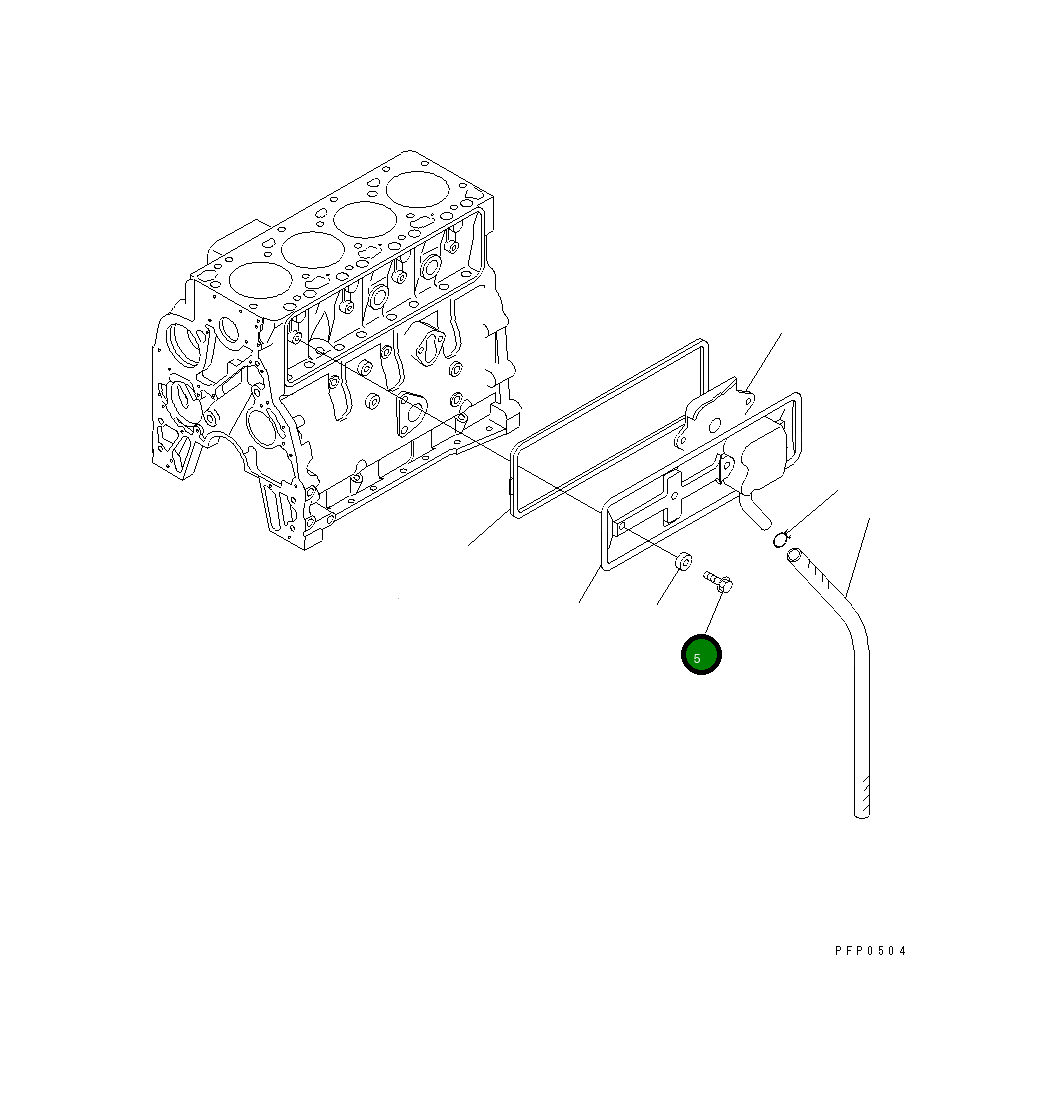 Болт 6732-12-3120 Komatsu