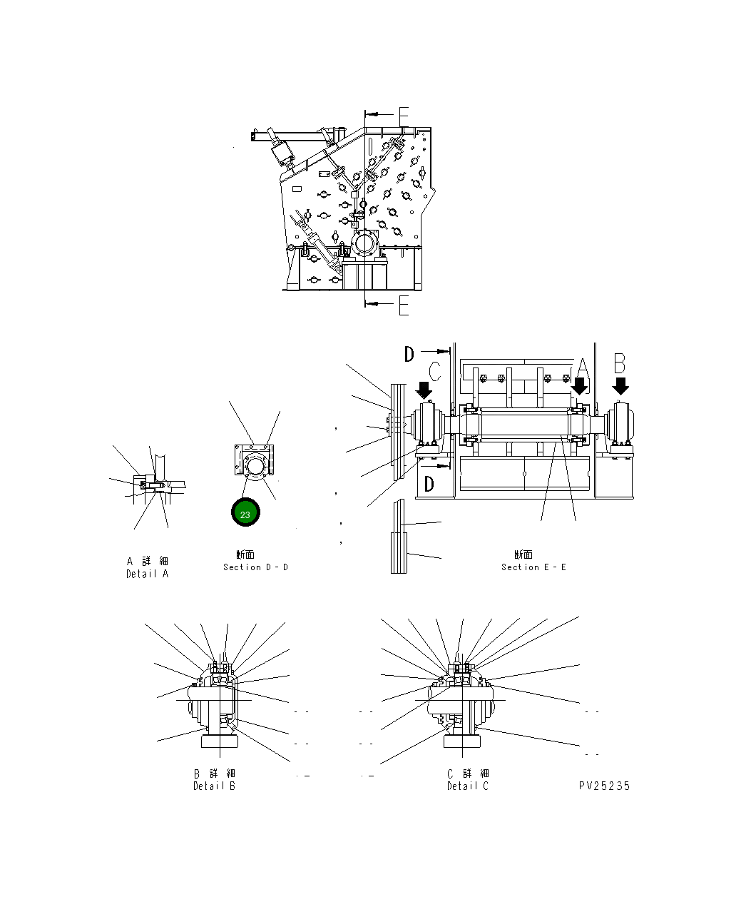 Болт KHK-0414702 Komatsu