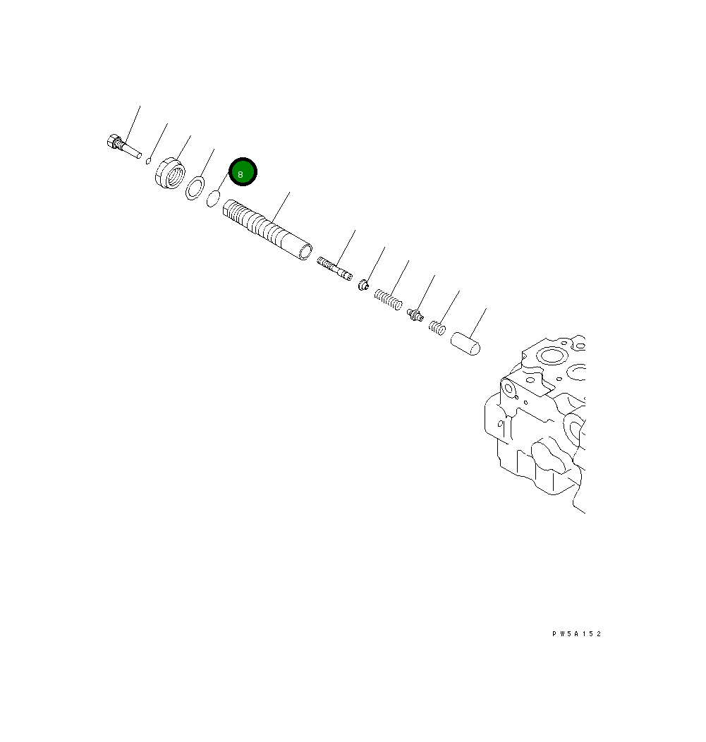 Кольцо уплотнительное (O-Ring) 07002-63034 Komatsu