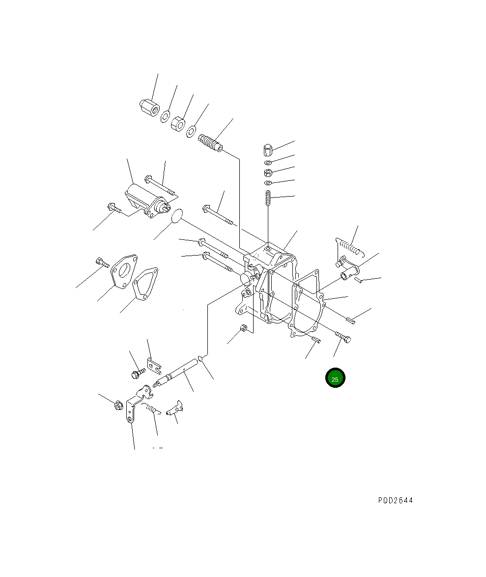 Болт YM26116-060304 Komatsu