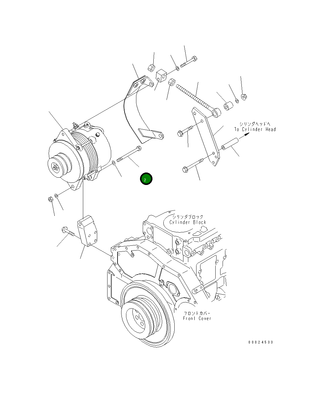 Болт 6240-81-6390 Komatsu