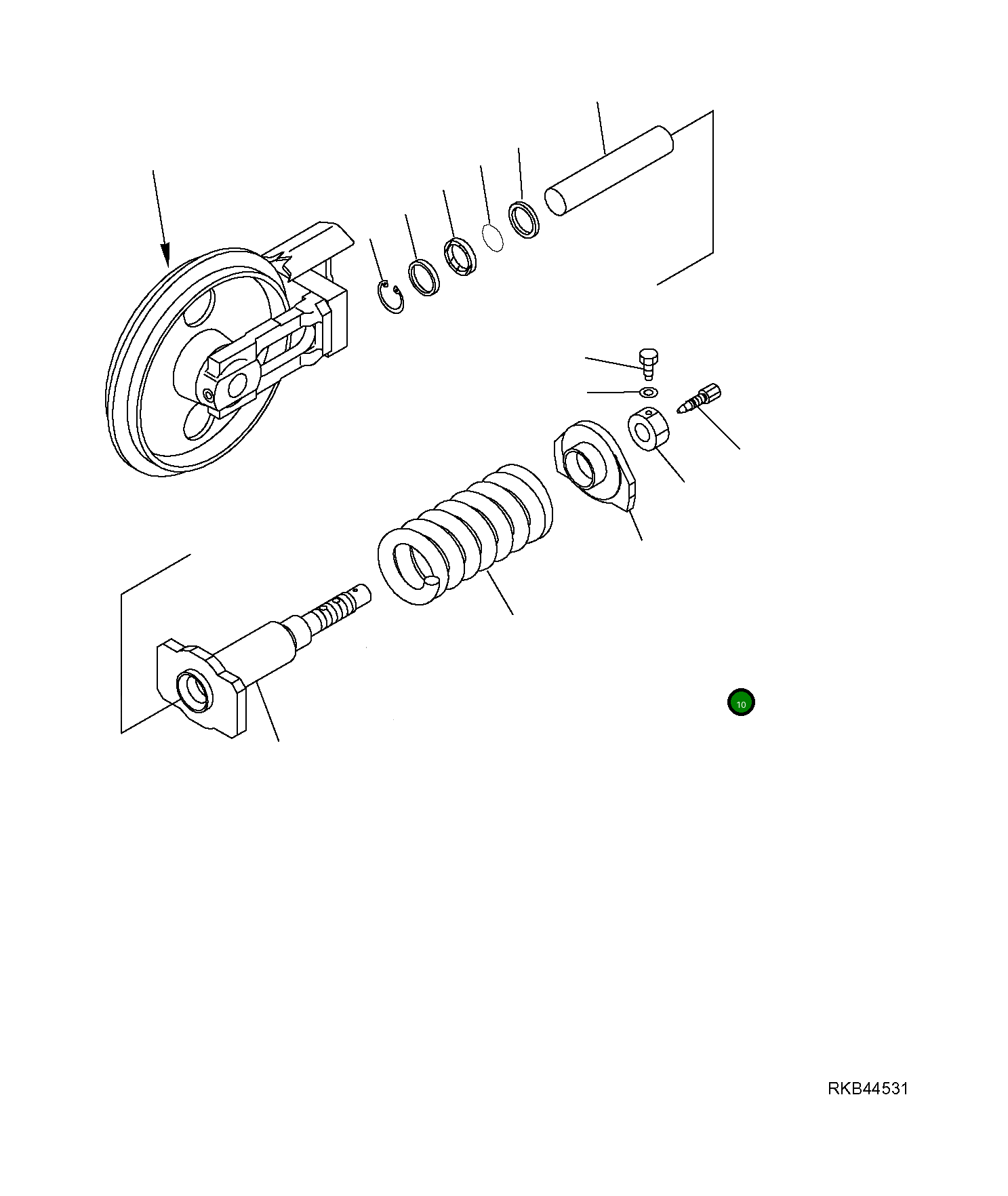 Болт 3F4527609 Komatsu