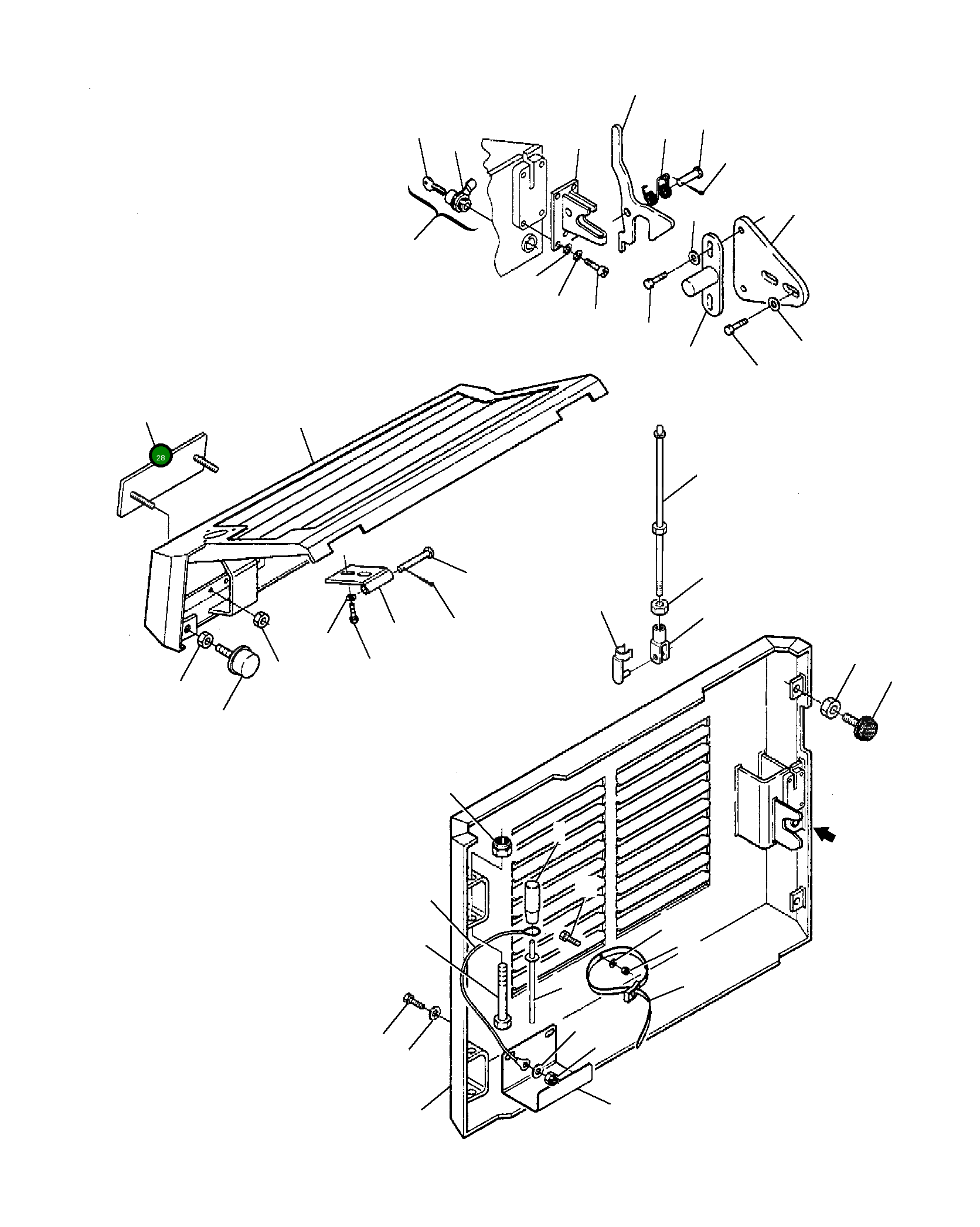 Крышка 332205066 Komatsu