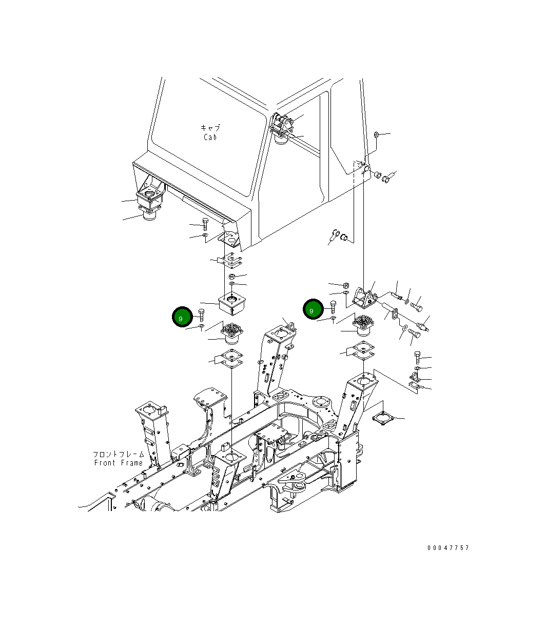 Болт 01010-62065 Komatsu