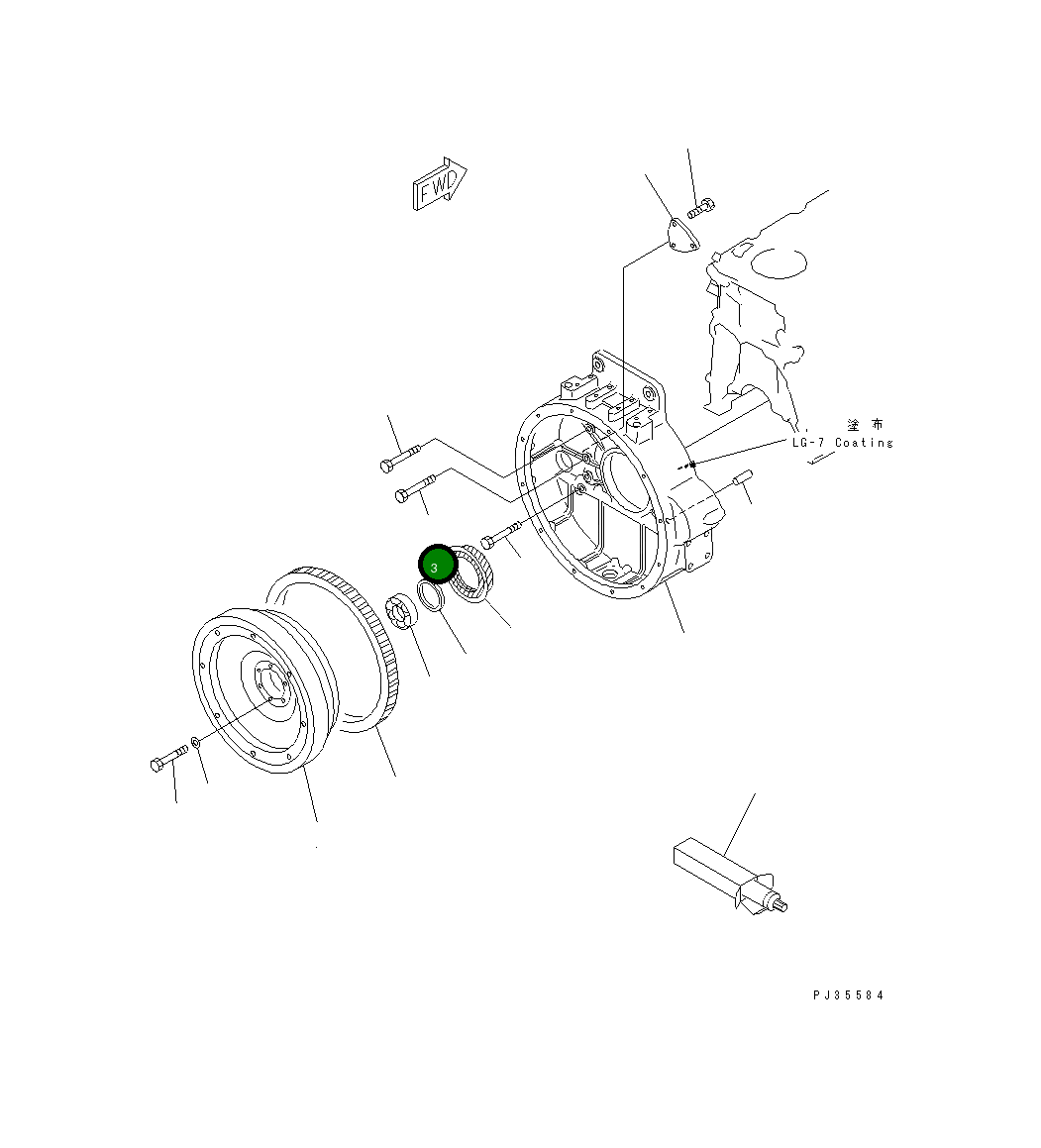 Болт 01010-31650 Komatsu