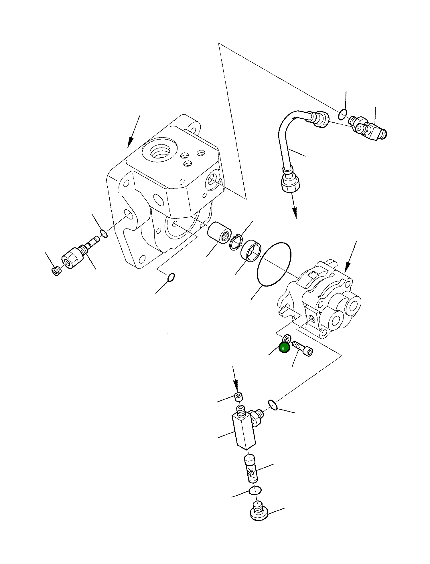 Кольцо уплотнительное (O-Ring) 890001181 Komatsu
