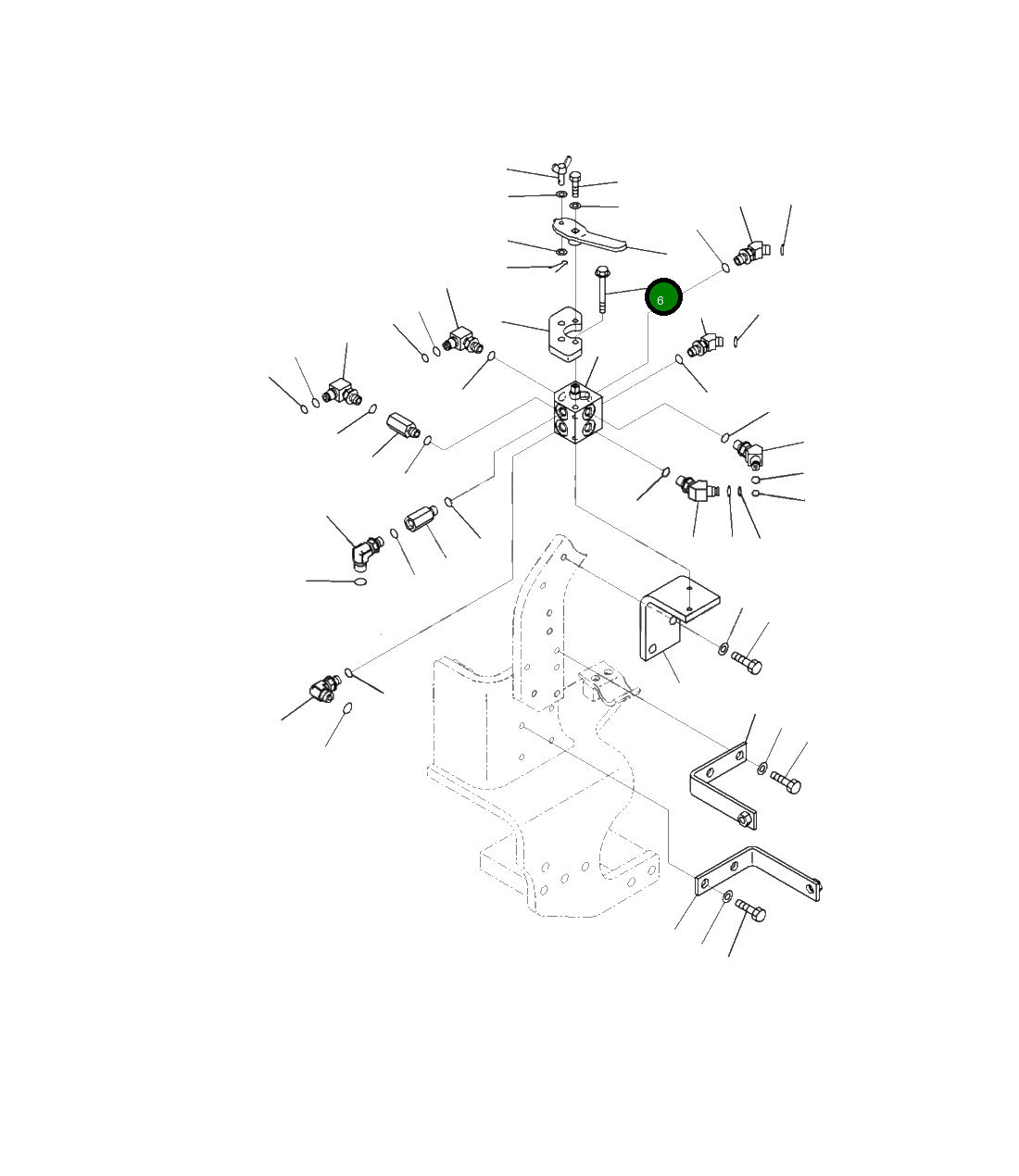 Болт 01435-60885 Komatsu